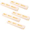 BESPORTBLE Set 5pezzi Porta Domino in Plastico Beige per Gioco del Treno Messicano, Accessori Meccanismo Ponte e Rampe per Divertimento in Famiglia a Gioco da Tavolo