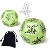 AJOHBM Dadi Poliedrici per Coppie - Set da Gioco per Camera da Letto da Tavolo, Ideale come Regalo-5D16Y9