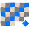 LittleTom 27 Pezzi Tappetino Puzzle per Bambini - 30x30 Tappeto Neonato Tatami da Gioco Schiuma EVA