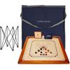 Uber Games Gioco di Tavole di Carrom di Qualità Superiore - 83,8 x 83,8 cm - Taglia Ufficiale - Include Carrom Men, Striker e Accessori - Bordi in Legno Duro per un Miglior Rimbalzo - Fabbricato in