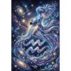 GPMNBCXZK Segno zodiacale Acquario Puzzle 1000 Pezzi,Antistress,Cartone Di Qualità,Sfida Impossibile,Adulti E Ragazzi,Gioco Educativo,Decorazione Casa,Idea Regalo,dai 14 Anni 70x50cm