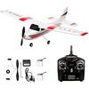 efaso Wltoys F949 3-kanal 2,4 GHz Aereo Rc Cessna-182 - Robusto EPO-Material, 3-Fach Coreless Motore, Completo RTF incl. 2 Akkus