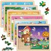 SYNARRY Puzzle Unicorno Princess Legno Bambini 3 4 5 6 7 8 Anni, 6×60 Pezzi Puzzle Bambina, Giocattoli Educativi Prescolari Regali