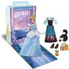 Disney Store Bambola ufficiale di Cenerentola, 28 cm, include libro da colorare e vestito aggiuntivo, bambola principessa in abito classico, Disney Princess Toys
