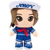 Jazwares Stranger Things - Peluche di Steve Harrington (stagione 3), 20,3 cm, con ricamo speciale