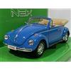 Sconosciuto VW Volkswagen Beetle Cabrio blu scala 1:24 22091B