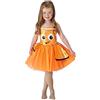 Rubie's Costume di Carnevale da bambina a forma di Nemo dal film Disney-Pixar Alla ricerca di Dory, tipo tutù, taglia 2 - 3 anni