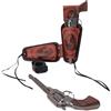 Toyland® 20cm (8) Set costume da sceriffo 5 pezzi - 2 pistole a capsula pressofusa, cintura e 2 fondine incluse