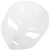 Yardwe Maschera Fox Cosplay Vuota in Plastica Leggera Base Fursuit Non Verniciata Cover Testa Animale DIY per Halloween e Feste Cosplay Comoda e Traspirante per Personalizzazione