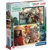 Clementoni - 21616 - Supercolor Puzzle - Disney Raya - 2 x 20 pezzi - Made in Italy - puzzle bambini dai 3 anni in più