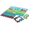 Sport1 One The Sport Maker Sport1 tappeto bambini Madmat Dino puzzle con soggetti estraibili. Tappeto gioco bambini protegge da cadute, freddo e rumori. Tappeto morbido bambini lavabile. Tappetini puzzle set 9 pz 30x30x1cm.