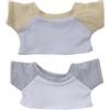 niannyyhouse Bambola di peluche, 10 cm, 15 cm, 20 cm, vestiti che bloccano il colore, t-shirt, maglietta morbida, accessori per vestire (A3, 10 cm)
