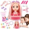 Generico Giochi Parrucchiere per Bambine | Kit Salone di Bellezza per Ragazzine - Gioco Interattivo Di Vestizione Per Scuola Casa Asilo Con Accessori Per Capelli