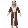 DaPongZhi Costume Pastore Bambino Vestito San Giuseppe Bambino per Carnevale Vestito da Pastore Abito Halloween Tradizionale Bambini per Feste