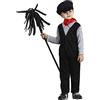 Pegasus COSTUME SPAZZACAMINO VESTITO CARNEVALE COSPLAY MESTIERI (3/4 ANNI)