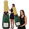I LOVE FANCY DRESS LTD, 2 flaconi gonfiabili da champagne, include 1 bottiglia gigante da 180 cm di altezza e 1 bottiglia da 72 cm