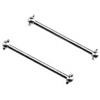 Radiokontrol Carrera 370410195 Carrera Profi RC per Red Fibre 183002 183001 183003 183004 183006 183008 Coppia Semiassi Anteriori Dogbone 50mm Lunghezza Totale