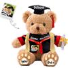 JABECODIFA Orsacchiotto Personalizzato con Testo Foto, Orsetto di Peluche con Cappello Laurea come Regali Personalizzati per lui Regalo Laurea per lei (30cm)