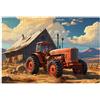 WHJDPP Jigsaw Puzzles1000 Pezzi Whjdpp Farm Red Trattore Modello Educativo Intellettuale Puzzle in legno, Divertenti Puzzle, Stress Alleviare Puzzle