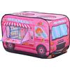 SunaOmni Tenda Pieghevole a Scomparsa per Bambini, camioncino dei Gelati Traspirante ad Alta densità, Tenda da Gioco 44x30x28, casetta da Gioco Portatile per Bambine e Bambini, a Scomparsa p