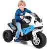 RELAX4LIFE BMW-S 1000 RR 6V Moto Elettrica per Bambini con 3 Ruote, Musica, Luci e Clacson, 3 km/h, Triciclo Elettrico per Bambini da 18-36 Mesi, Portata di 20 kg (BLU)