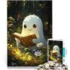 AITEXI puzzle 1000 pezzi per adulti Lettura di fantasmi carina Giocattoli educativi per l'apprendimento Giochi per famiglie Adatto alle coppie 75x50cm