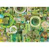 Cobble Hill Puzzle da 1000 pezzi, collezione Rainbow: verde, poster campione incluso