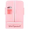 LALADEFIEE Mini Frigorifero in Plastica Rosa Giocattolo Accessorio per Mobili in Miniatura Esercizio Abilità Manuale per Ragazzo Ragazza Decorazione Sicura per Casa delle Bambole
