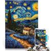 LKASGCBY puzzle 1000 pezzi per adulti Paesaggio di Van Gogh Giocattoli educativi per l'apprendimento Giochi per famiglie regali per amici e familiari 52x38cm