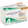 Bd Micro-Fine Ultra - Ago per penna da insulina pentapoint gauge 32 4 mm 100 pezzi