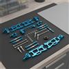 Set Componenti Sospensioni Auto RC Anodizzato Assortimento Viti Universali RC