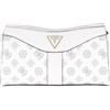 GUESS Borsa a tracolla con motivo simboli, 24 cm x 18 cm, colore: bianco, bianco