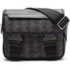 Lacoste borsa The Blend Uomo Monogram Nero Grigio, Nero, Taglia unica