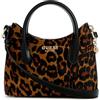 GUESS borsetta borsa a tracolla Domitilla Mini Satchel Bag Leopard marrone