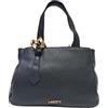 Before by Luigi Benetton Borsa Donna LANCETTI Bauletto con due Manici a spalla con Accessori Oro ART: LL22W-254-2 LINEA DONELLA Dimensioni 35 X 24 X 15 (NERO)