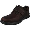Clarks Cotrell Strap, Mocassino Uomo, Brown Tumb, 44 EU