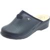 Fly Flot | Classic Woman, Pantofole Donna con Strass, Ciabatta con Tomaia in Morbida Microfibra, Sottopiede imbottito in Pelle Antishock, Nero, 40