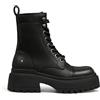 Windsor Smith Stivali da Combattimento con Plateau Grosso in Pelle Nera da Donna Windsorsmith - Destroy