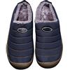 KHUY Pantofole Uomo Invernali Premium Inverno Memory Foam Ciabatte Donna Casa Inoltre Fleece Scarpe di Cotone Caldo, Morbido Confortevole Suola di Gomma (Color : Blue, Size : EUR 40)