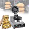 Pink Beryl Macchina Burger Machine per la stampa elettrica, macchina Burger Maker per il mercato domestico, 50-300 pannolini antiaderenti, riscaldamento a doppia faccia