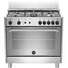 La Germania Bertazzoni La Germania Americana AMN965GXV cucina Piano cottura Acciaio inossidabile Gas A+