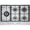 Bosch PCS7A5I90 - Piano cottura 5 fuochi gas, 75x52 cm, colore Inox