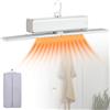MeLtor Mini Asciugatrice, 400 W, 7 Impostazioni Di Calore Temporizzate, Contenere Fino a 5 Kg, Stendibiancheria Elettrico, Per Appartamenti, Dormitori, Viaggi, Bianco