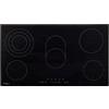 vidaXL Piano Cottura in Ceramica 5 Zone e Controlli Touch 77 cm 8500 W