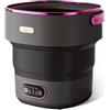GarveeHome Mini Lavatrice Da 13l,Lavatrice Portatile Con 3 Modalità Di Pulizia Profonda, 2.5 Kg, Pieghevole, Cestello Centrifuga Rimovibile, Per Vestiti Del Bambino, Biancheria Intima, Campeggio [Classe Di Eff