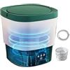 伟 祥 Mini lavatrice portatile, piccola lavatrice con cestello di scarico e Blu Ray per appartamento, dormitorio, campeggio, camper, colori alla moda