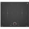 KKT KOLBE Piano Cottura Induzione resistente ai graffi | 59 cm | 8,2 kW | 4 zone di cottura | 9 livelli di potenza | due zone flessibili | Riscaldamento rapido | IH85904FZS