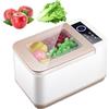 Generic Pulitore ultrasonico del piede da 10L, rondella della verdura e della frutta con il cestello di scarico - Sfrutta il potere della tecnologia ad ultrasuoni per pulire accuratamente carne, frutti di