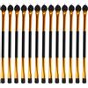 TIKODIDA Set da 30 Pennelli Pennelli per Ombretto a Doppia Testa per Donna Impugnatura in Plastica per Trucco Occhi Quotidiano e Regali per Ragazza
