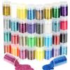 URAQT Glitter per trucco cosmetico, 32 pezzi, glitter fini perlescenti in resina epossidica per viso, corpo, occhi, guance, capelli, nail art, arte fai da te